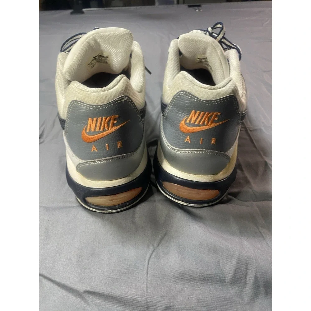 Nike Air Max Command 397689-109 Men's Size 13 White Gray Navy Orange Shoes